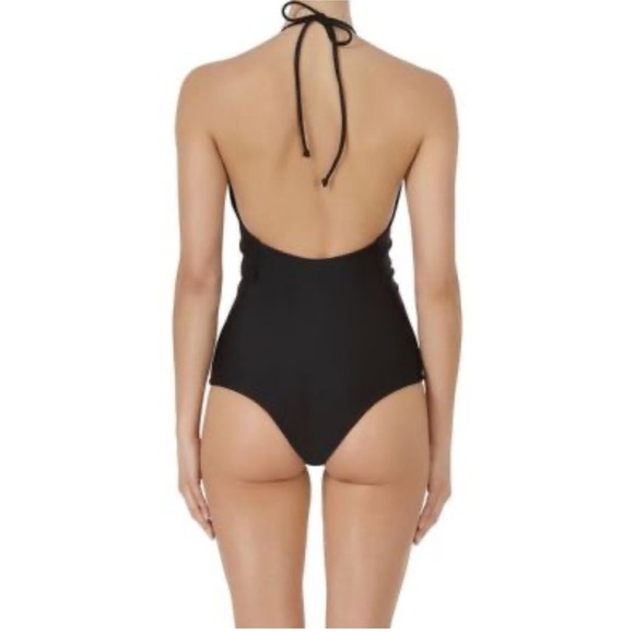 MIKOH Luana One Piece Swim Suit Black/White STRIPED XL 74 - Picture 4 of 16